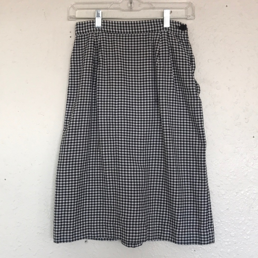 Houndstooth Skirt